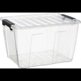 Plast team Iris Home Box Műanyag Tárolódoboz zárható tetővel 15L - Átlátszó (PT22410800)