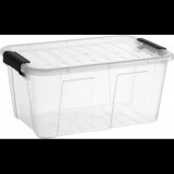 Plast team Iris Home Box Műanyag Tárolódoboz zárható tetővel 8L - Átlátszó (TEA000312)