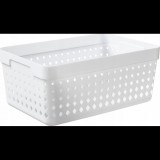 Plast team Iris Seoul Műanyag Tárolókosár 3.4L - Fehér (TEA000521)