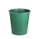 Plastor Műanyag hordó, fedél nélkül, 300 liter, zöld 88 cm