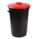 Plastor Szemetes kuka piros fedéllel 60L