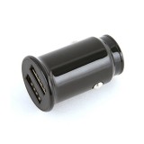 Platinet Autós Töltő 2x USB [2.1A] rövidzárlat elleni védelem, fekete