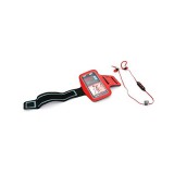 PLATINET Fülhallgató Sport Bluetooth, karpánttal, piros (PM1075R) - Fülhallgató