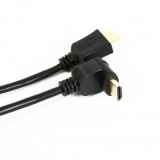 Platinet Omega HDMI 1.4 Gold Angular cable 5m Black OCHK54