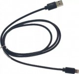 Platinet Omega Metal Lightning to USB cable 1m Black OUFBB6LBOXB