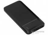 PLATINET POWER BANK 10000mAh Polymer ABS Texture vésztöltő, fekete