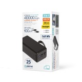 Platinet Power Bank 40000 mAh 65W PD Fekete