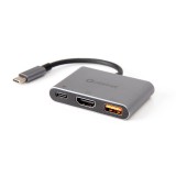 Platinet USB-C 3in1 Hub Port 3.2 Gen2 HDMI 4K USB-A 3.2 USB-C PD 100W