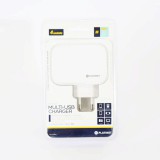 Platinet Wall Charger 4xUSB 6,8A + microUSB cable 1m White PLCU4W