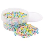 PlayBox: 5mm-es MIDI vasalható gyöngy 1000db-os pasztell színekben