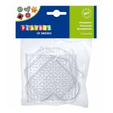 PlayBox: 5mm-es MIDI vasalható gyöngy alap formák 3db-os csomag