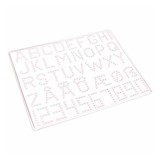 PlayBox: 5mm-es MIDI vasalható gyöngy alaplap betűk, számok és szimbólumok 5db-os csomag