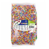 PlayBox: 5mm-es MIDI vasalható gyöngyök - Csíkos darabok 10.000db-os csomag