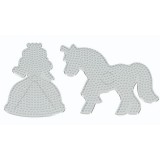 PlayBox: 9mm-es vasalható gyöngy alap unikornis és hercegnő formával 2db