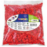 PlayBox: 9mm-es XL MAXI vasalható gyöngy 1000db-os csomag piros színben