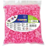 PlayBox: 9mm-es XL MAXI vasalható gyöngy 1000db-os csomag rózsaszín színben