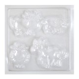 PlayBox: A farm állatai gipszkiöntő forma 17x17cm