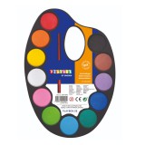PlayBox: Akvarell 12 db-os festékpaletta szett ecsettel