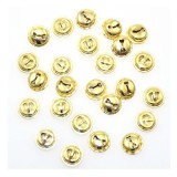 PlayBox: Arany színű csengettyűk 15mm 25db-os csomag