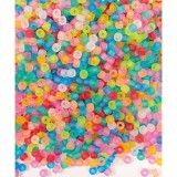 PlayBox: Áttetsző színes fűzhető gyöngyök 9mm 1000db