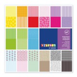 PlayBox: Dekorációs színes és mintás kartonpapír szett 30db-os