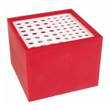 PlayBox: Ecsettartó doboz 64 férőhelyes 13x13x10cm-es