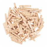 PlayBox: Fa fél ruhacsipesz szett 250 db-os