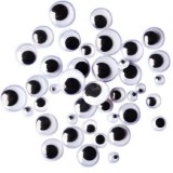 PlayBox: Fekete-fehér mozgó szemek több méretben 300db-os