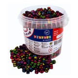 PlayBox: Fekete neon betűs gyöngy szett 1250 db-os