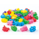 PlayBox: Járművek színes gyöngy szett 90db-os