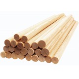 PlayBox: Kerek fa pálca szett 5db-os 75cm