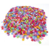 PlayBox: Műanyag színes hópehelyformájú gyöngy szett 6200db-os