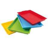 PlayBox: Műanyag színes tálca 41x31cm 1db