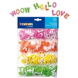 PlayBox: Öntapadós habszivacs betűk különböző színekben 2,5cm 400db-os csomag