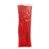 PlayBox: Piros színű zsenília szálak 100db 6mm