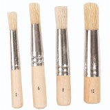 PlayBox: Rövid vaddisznó szőr ecset 4db-os szett