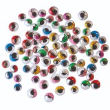 PlayBox: Színes mozgó szemek pillákkal háromféle méretben 140 db-os szett