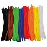 PlayBox: Színes zsenília szálak alap színek 10mm x 30cm 100db-os csomag