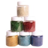 PlayBox: Üveggyöngyök többféle színváltozatban 1,2kg-os szett