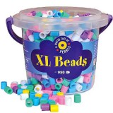 Playbox XL gyöngy vödörben pasztell színekkel 900db