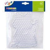 Playbox: XL vasalható gyöngy alaplap – 1 darab (cica, kutya vagy ló forma)