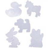 Playbox: XL vasalható gyöngy alaplap készlet – 5 darab, állatformák