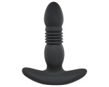 Playboy - akkus, lökő anál vibrátor (fekete)