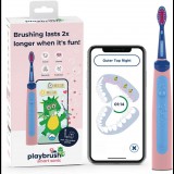 Playbrush Smart Sonic elektromos gyermek fogkefe rózsaszín-kék (9010061000711) (9010061000711) - Elektromos fogkefe