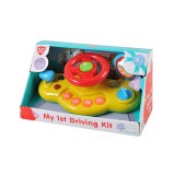 Playgo: Bébi autó műszerfal fénnyel és hanggal