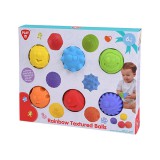 Playgo: Tapintásfejlesztő szivárvány bébilabdák