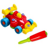 Playgo Versenyautó szerelő szett csavarhúzóval