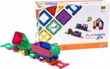 Playmags 153 Kreatív szórakoztató 50 darabos 3D Mágneses Vonatos Építőjáték