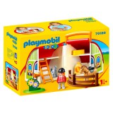 Playmobil 1.2.3.: Hordozható lovardám 70180