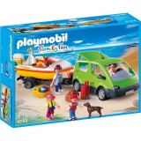 Playmobil 4144 Családi furgon hajó utánfutóval